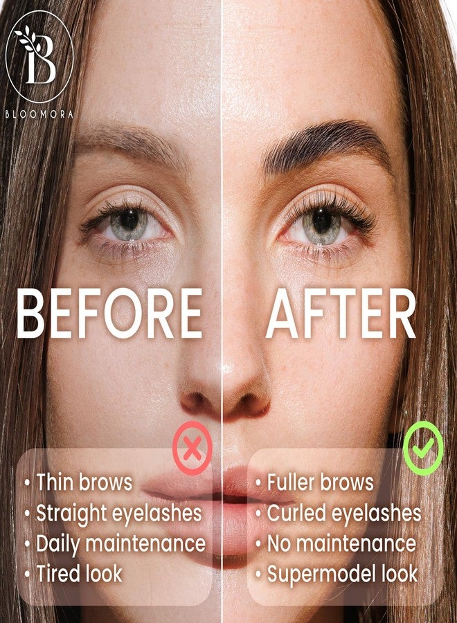 BLOOMORA Lash Lift Kit & Eyebrow Lamination Kit – 2-in-1 Solution for At-Home Brow Lamination & Eyelash Lift – DIY Perm – Lasts 6-8 Weeks, 15 Applications - Image 2